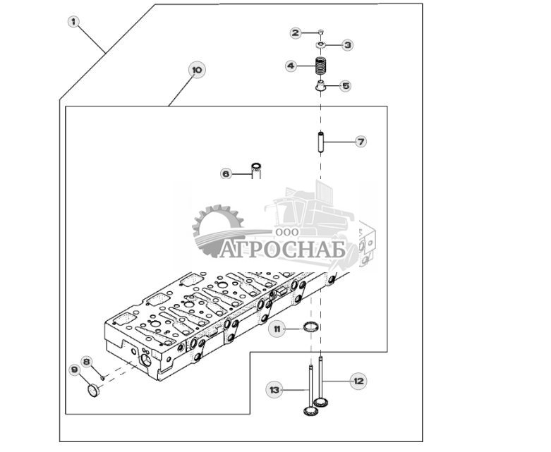 9901 Комплект, головка блока цилиндров - ST130129 328.jpg